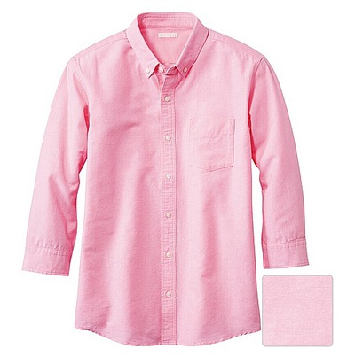 GUのピンクシャツ