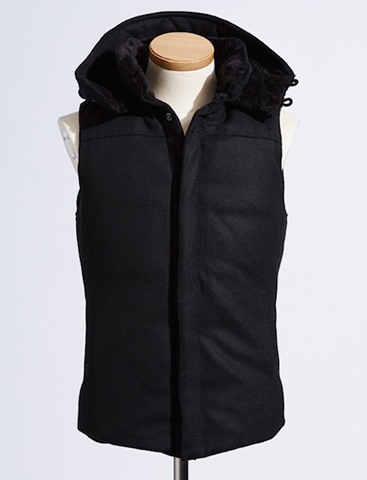 VADEL バデル 15AW Separate hooded down vest