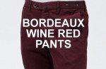 ボルドー・ワインレッドパンツを上品に履きこなす！メンズおすすめ濃赤系パンツ