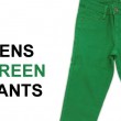 メンズおすすめ緑・グリーンのカラーパンツ