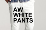 秋冬コーデは白パンツで好印象！メンズおすすめホワイトパンツ