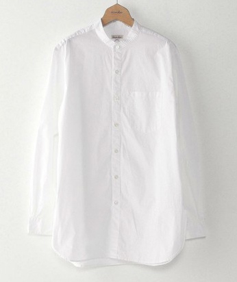 スティーブンアランの白シャツ