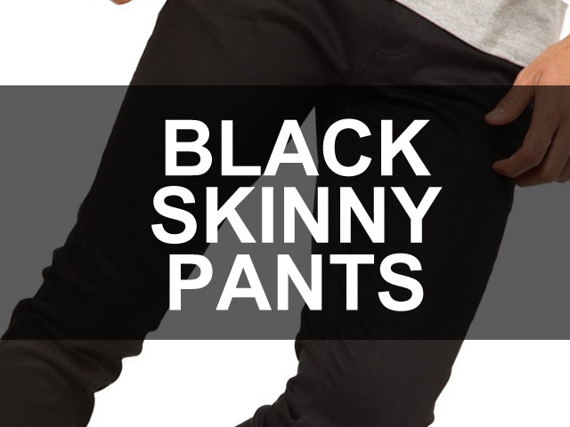 黒・ブラックスキニーパンツで夏は大人の着こなし！メンズおすすめ黒スキニー