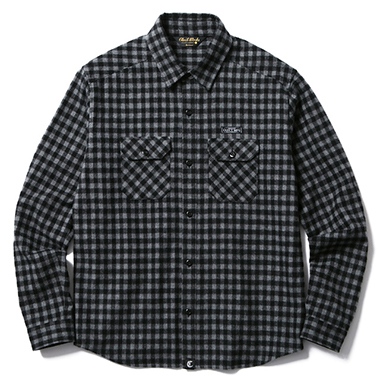 CLUCT　クラクト L/S GINGHAM CHECK FLANNEL SHIRT