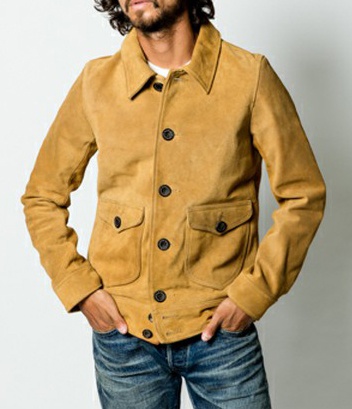 TMT　ティーエムティー SUEDE COW LEATHER JACKET